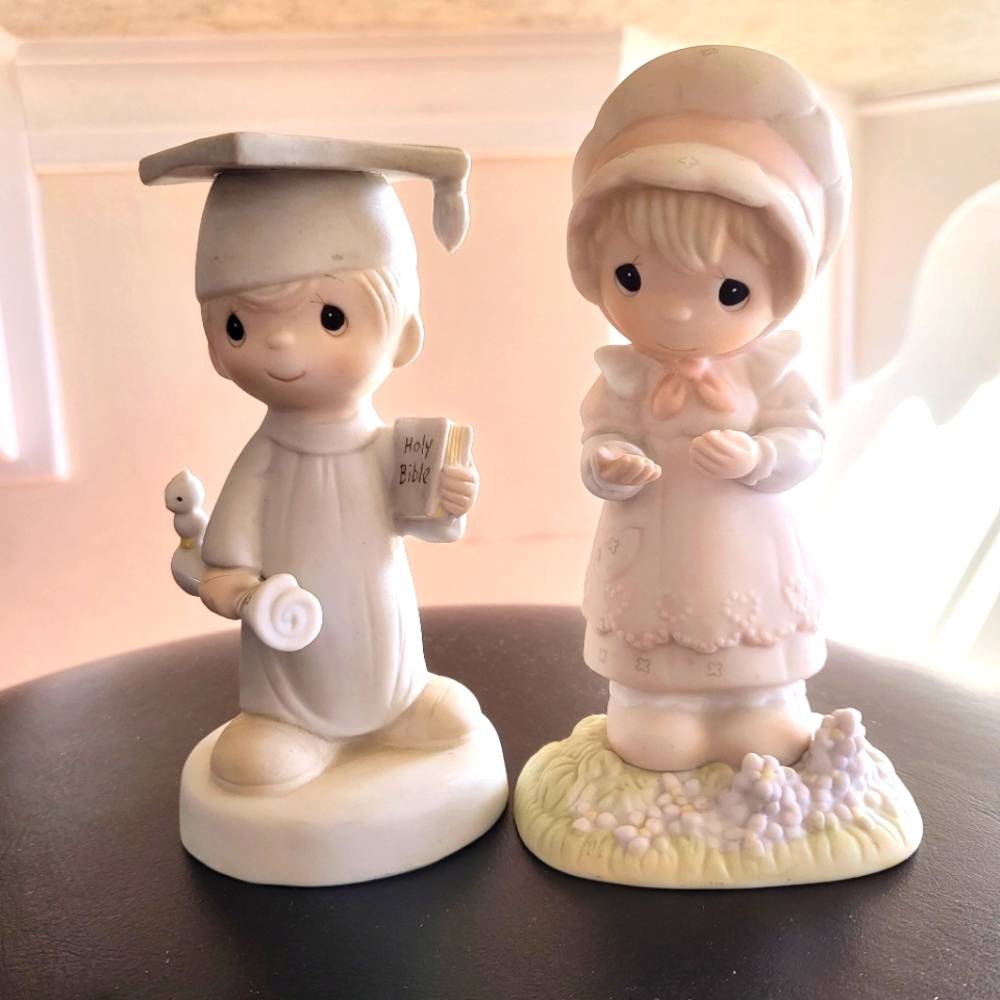 Two Small Cute Figurines as a Set